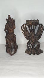 Balinese Statuette: Hanuman Fighting Naga - Figuur -
