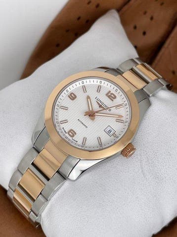 Longines - Conquest Classic Automatic 29.5 18k Gold/Steel -