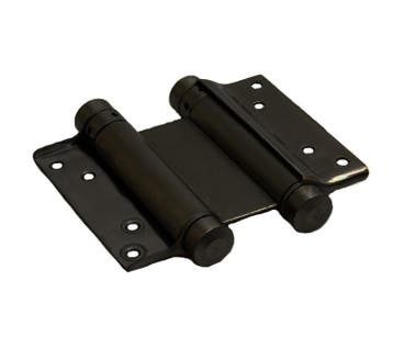 Bommer scharnier dubbelwerkend 100 mm zwart gelakt, Verzenden, Nieuw