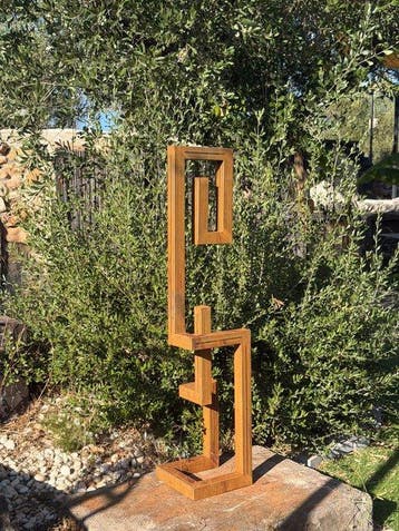 Ana Lucia B.M - Sculpture Corten - XL - No Reserve