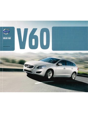 2013 VOLVO V60 BROCHURE NEDERLANDS, Nieuw, Volvo, Author