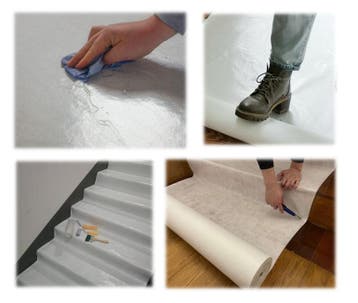 Zelfklevend afdekvlies TOP-COAT 67cm / 1m stucloop, Ophalen of Verzenden, Nieuw, Overige typen