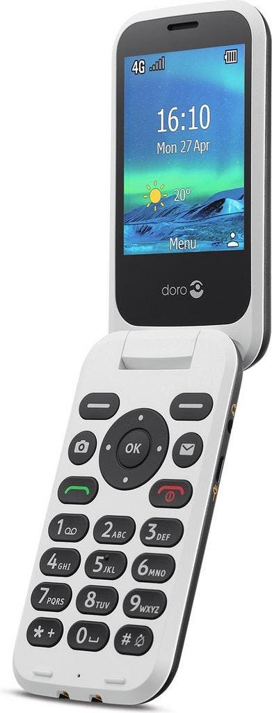 Doro 6880 4G Eenvoudige Klaptelefoon - Zwart, Telecommunicatie, Mobiele telefoons | Overige merken, Nieuw, Ophalen of Verzenden
