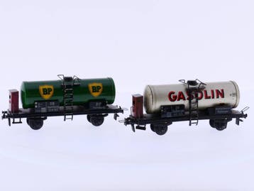 Schaal H0 Trix 2078 Ketelwagen Gasolin + 2078 Ketelwa..., Gebruikt, Trix, Overige typen, Ophalen of Verzenden