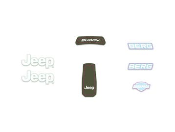 BERG-Onderdeel Skelter - Buddy 2.0 - Sticker set Jeep, Ophalen of Verzenden, Nieuw