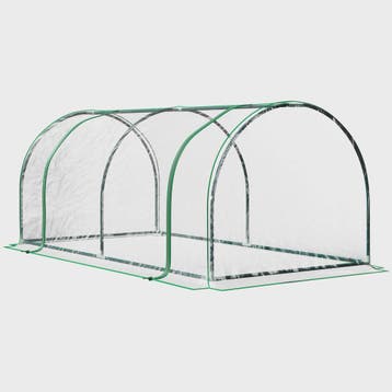 Kweekkas met Deur - 200x100x80cm - Staal & Plastic - Groen, Verzenden, Nieuw