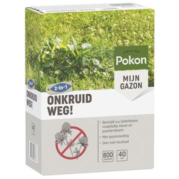 Pokon Onkruid Weg | Gazon | 40 m² (Korrels, 800 gram), Verzenden, Nieuw