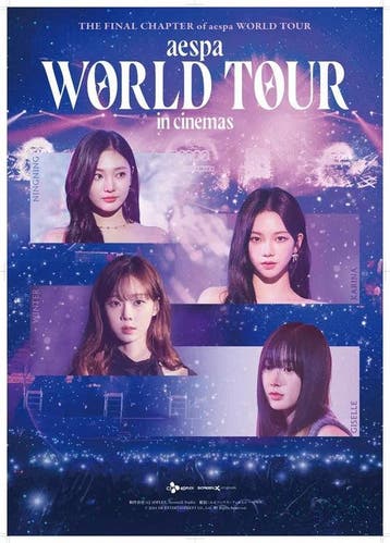 kpop merchandise - Aespa - Aespa: world tour in cinemas (..., Verzenden, Zo goed als nieuw