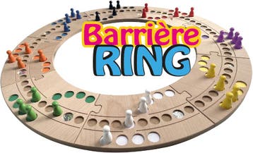 Barriere Ring - Bordspel Kunststof | Keezbord -, Hobby en Vrije tijd, Verzenden, Nieuw