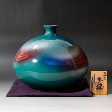 Arita ware pot “Heat Haze” - Keramiek - Zenji Sadamatsu