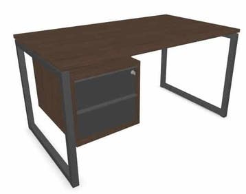 Thuiswerkplek bureau met ladenblok 140x80cm, Huis en Inrichting, Nieuw