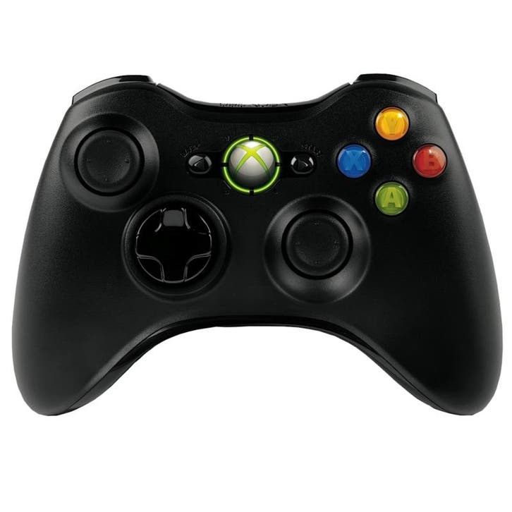 Xbox 360 & PC Controller Wireless Zwart (Third Party), Spelcomputers en Games, Spelcomputers | Xbox 360, Zo goed als nieuw, Ophalen of Verzenden