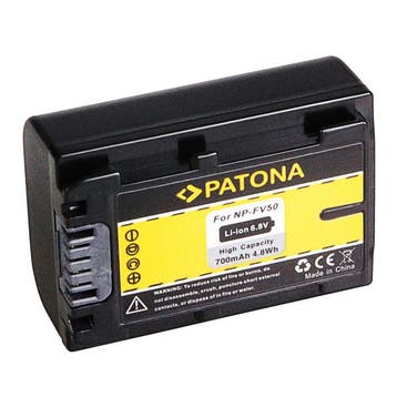 Sony NP-FV30 / NP-FV50 / NP-FV100 accu (Patona), Verzenden, Nieuw