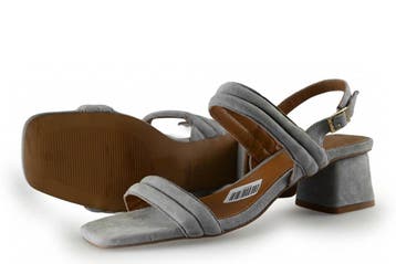 Manfield Sandalen in maat 38 Blauw, Sandalen of Muiltjes, Zo goed als nieuw, Manfield, Verzenden