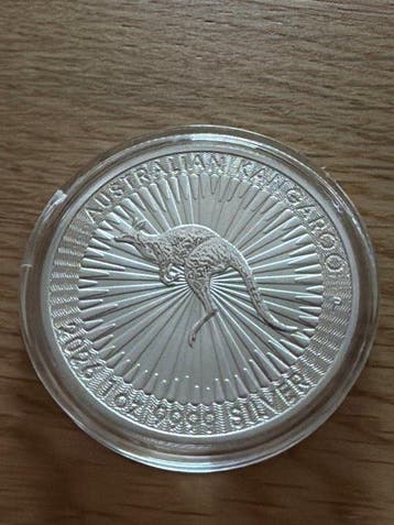 Australië. 1 Dollar 2026 Kangaroo, 1 Oz (.999) (Zonder