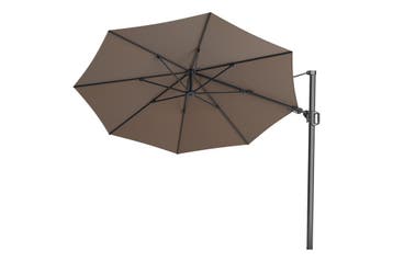 Platinum Challenger Zweefparasol T2 premium - 3,5 m. rond, Verzenden, Nieuw, Zweefparasol, Kantelbaar
