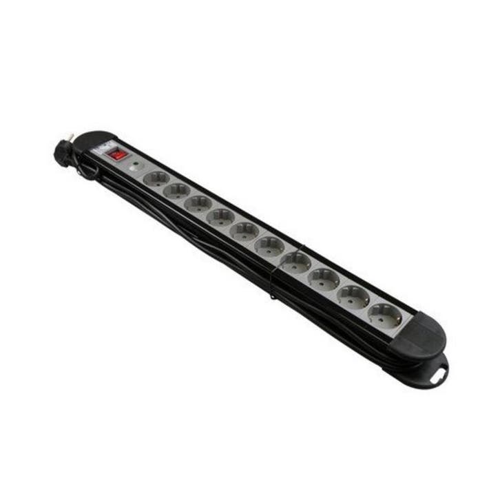 Tafelcontactdoos 10 voudig + RA + schakelaar +, Doe-het-zelf en Verbouw, Elektra en Kabels, Nieuw, Ophalen of Verzenden