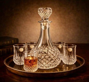 Cristal dArques - Drankservies (7) - Kristal - Kristallen