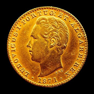 Portugal. D. Luís I (1861-1889). 2000 Reis 1871 - Rara -, Postzegels en Munten, Munten | Europa | Niet-Euromunten