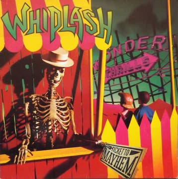 LP gebruikt - Whiplash - Ticket To Mayhem (Europe, 1987), Verzenden, Zo goed als nieuw, Overige formaten