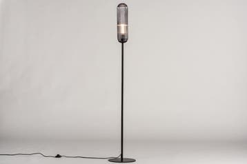 Rietveld Vloerlampen - Zwart, Grijs - Glas, Metaal, Verzenden, Nieuw