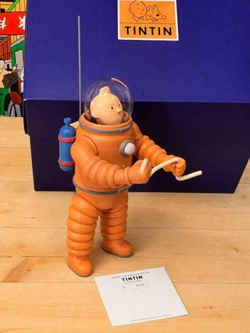 Tintin - 1 Figurine - Tintin cosmonaute - Avec un casque en, Boeken, Nieuw