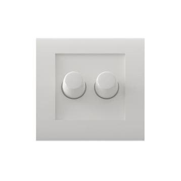 Duo dimmerknop | Calex (Wit), Verzenden, Nieuw