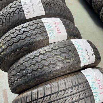 2 x Nankang 155-80-13 C Zomerbanden 7,5mm, 155 mm, 13 inch, Ophalen of Verzenden, Band(en)