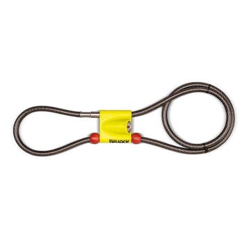 Dual kabelslot - Bullock - Lengte 120 cm - Diameter 10 mm, Verzenden, Nieuw