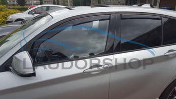 Zijwindschermen donker (bijna zwart) tbv BMW 1-serie (F20), Ophalen of Verzenden, Nieuw