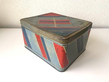 K&W Siegerist Bern - Blikken doos - Blik - Groot art deco