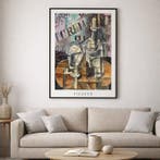 Pablo Picasso (1881-1973) - La mesa en un cafe. Botella de