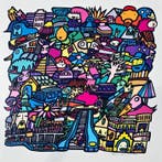 Kev Munday - There and Back - Textured Giclee Print - No