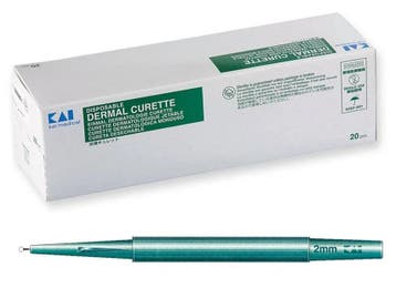 KAI Curette - 2,0 mm Ø 20 stuk, Verzenden, Nieuw