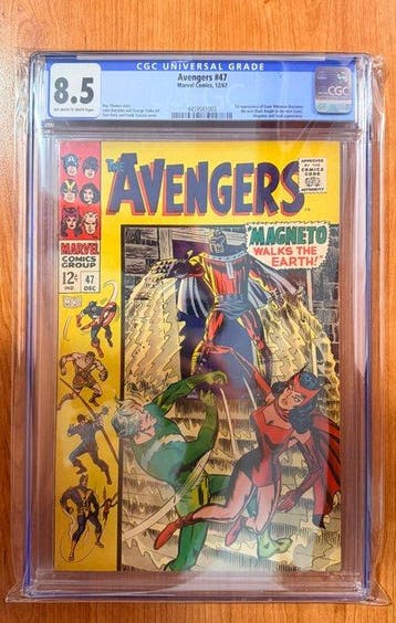 Avengers - Avengers #47 (1967) CGC 8.5 – 1st Dane Whitman –, Nieuw