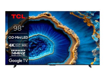 TCL 98C809 - 98 Inch 4K Ultra HD 144 Hz SmartTV, LCD, 120 Hz, Zo goed als nieuw, 100 cm of meer