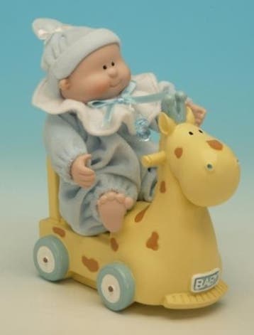 Baby op giraf, Verzenden, Nieuw