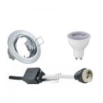 6W Dimbare LED Spot Set - Kantelbare Ronde Inbouwspot - Glan, Ophalen of Verzenden, Nieuw