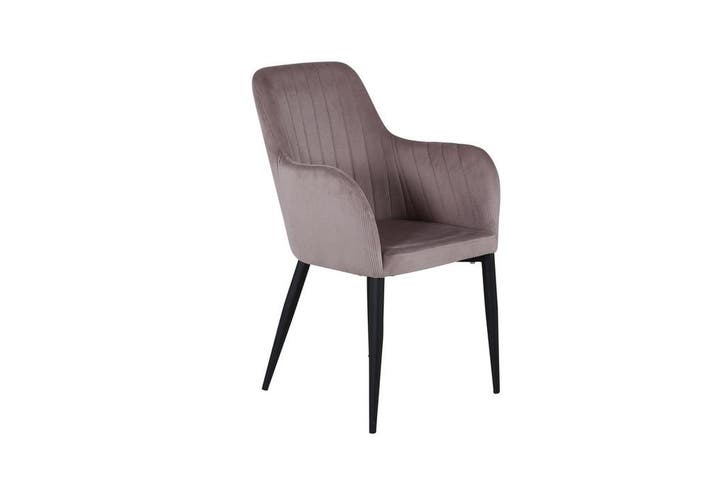 Eetkamerstoel - Claudia - Roze - Rib - Jörn, Huis en Inrichting, Stoelen, Verzenden