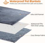 Hondendeken bank - hondenmat - 152x127 cm - Grijs - Nobleza, Dieren en Toebehoren, Verzenden, Zo goed als nieuw