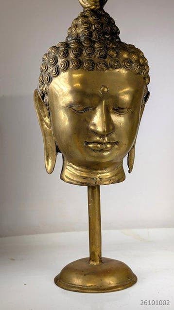 Hoofd - Groot Boeddhahoofd Sukhothai - Brons - Thailand