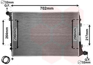 A3 Radiator 1.9 TDi HD BLS (Audi, Motorvoertuigonderdelen), Ophalen of Verzenden, Nieuw, Audi