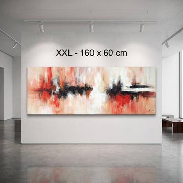 Monika Spiewak - Abstract - Oil Painting Stretched On The