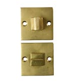 Toiletgarnituur Jolie vierkant 52 mm antiek goud, Verzenden, Nieuw