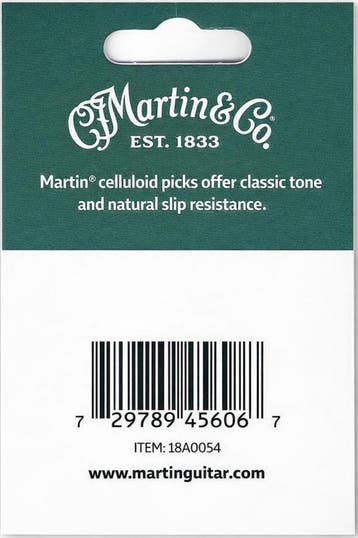 Martin 18A0054 346 plectrum heavy 0.96 mm 12-pack, Muziek en Instrumenten, Instrumenten | Toebehoren, Nieuw, Elektrische basgitaar