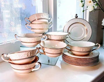 Crown Devon - Tafelservies (16) - Aardewerk - Diep