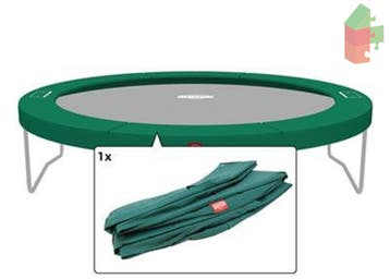 Berg trampoline beschermrand 430 cm groen, 38 cm breed, foam, Ophalen of Verzenden, Nieuw