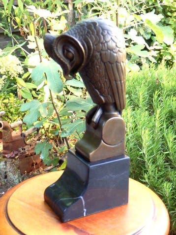 sculptuur, Fraaie bronzen Art Deco UIL - 25 cm - Brons,