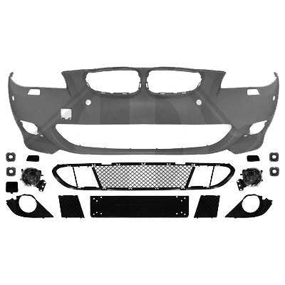 Voorbumper BMW 5-Serie E60/E61 7/03- M5-Look PDC, Auto-onderdelen, Carrosserie en Plaatwerk, Ophalen of Verzenden