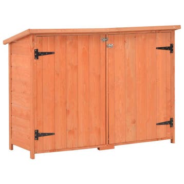 vidaXL Tuinberging 128x42x91 cm hout, Verzenden, Nieuw